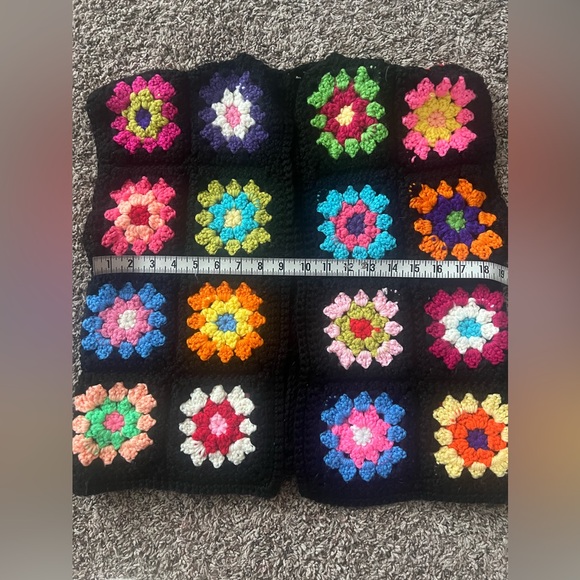 BOHO HIPPY CROCHET VEST HANDMADE - Picture 5 of 5
